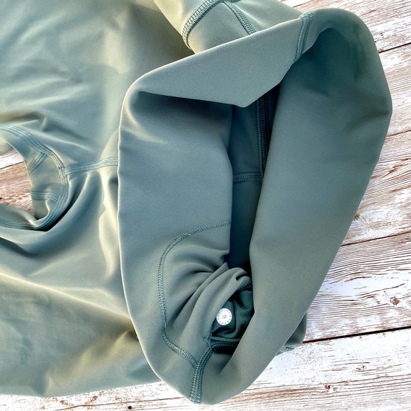Lululemon Wunder High Rise Crop 21” Luxtreme Green W6 - Picture 6 of 11